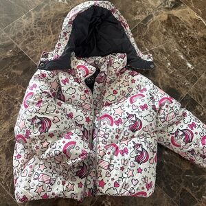 pample mousse unicorn down jacket size 4